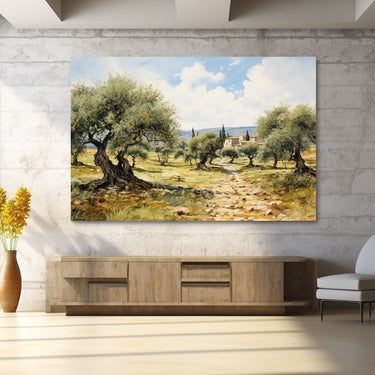 olive tree provence oil paintings